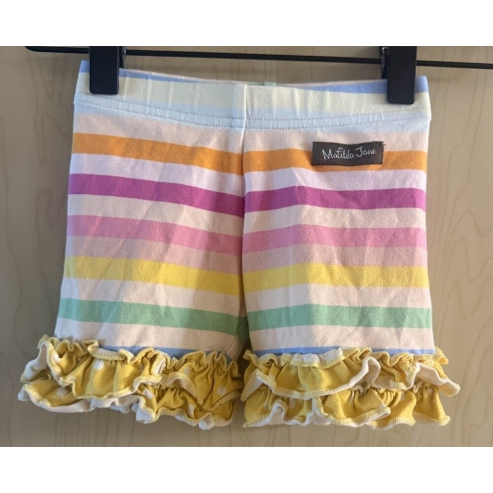 Matilda Jane Brilliant Daydream Rainbow Shorties Size 2